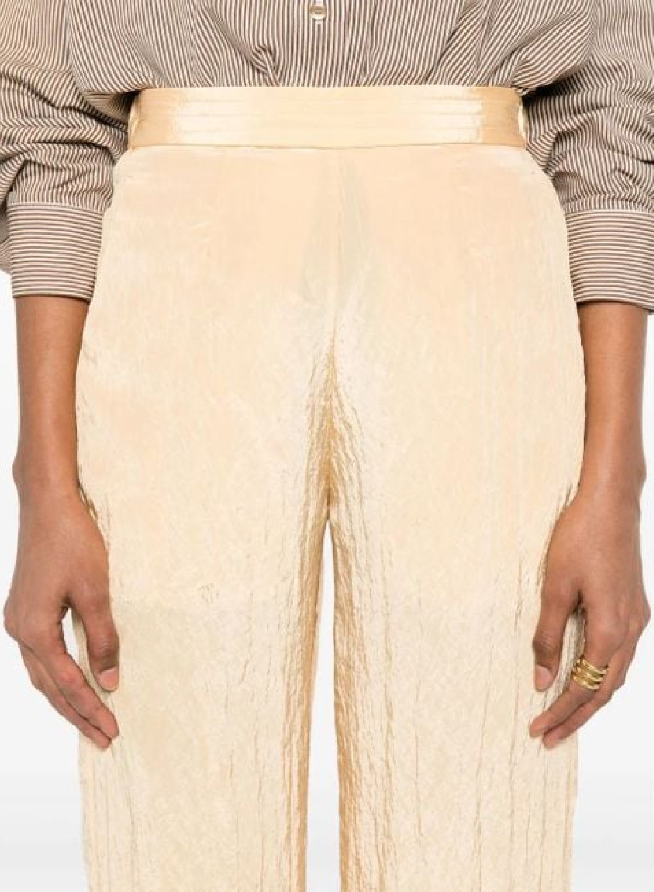Pantalon évasé en satin - Sole