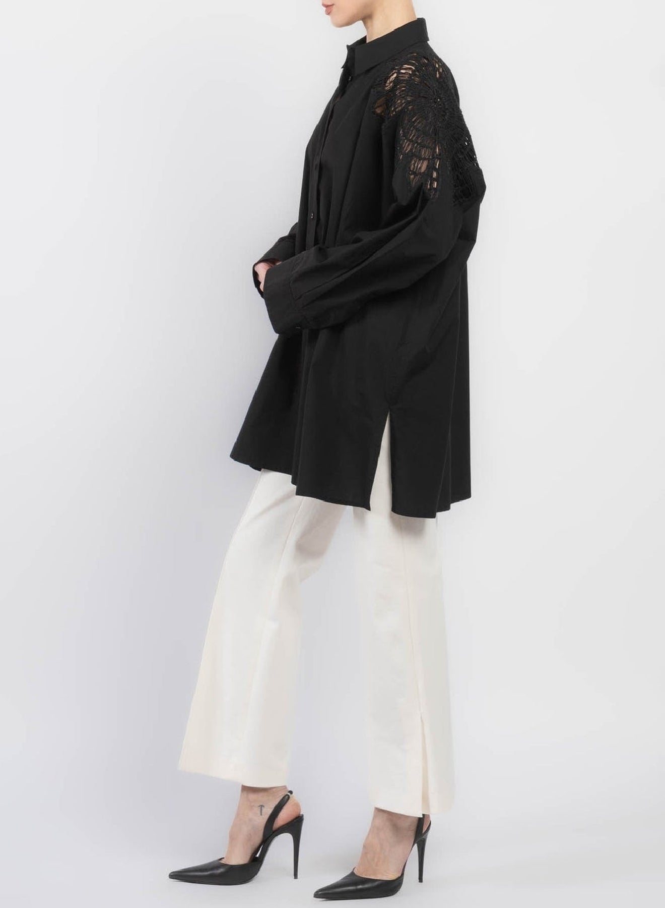Robe chemise - Noir