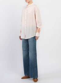 Chemise broderies de fleurs botaniques - Pesco