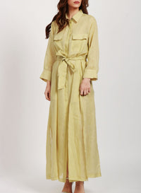 Robe à taille ceinturée - Clorofilla