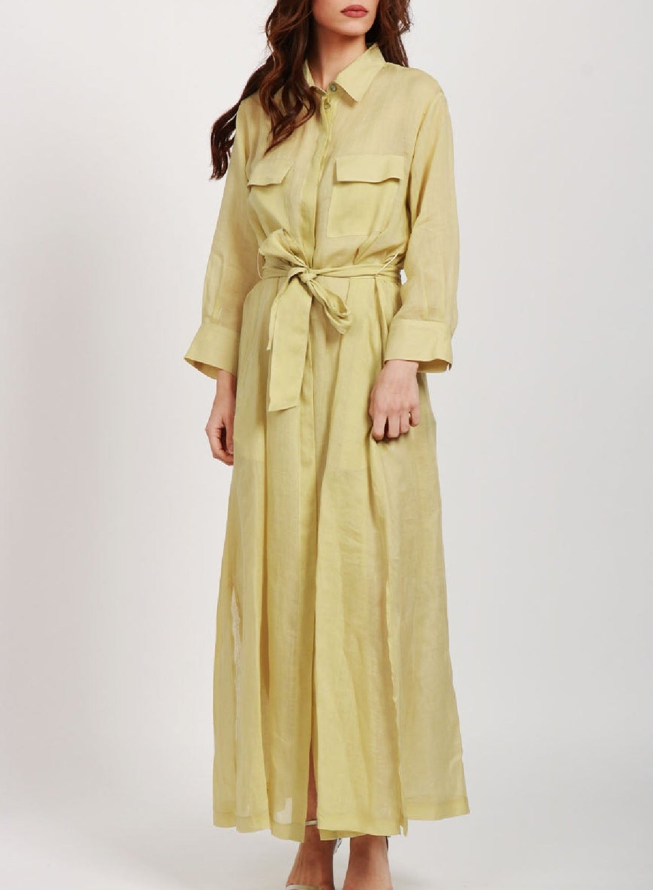 Robe à taille ceinturée - Clorofilla