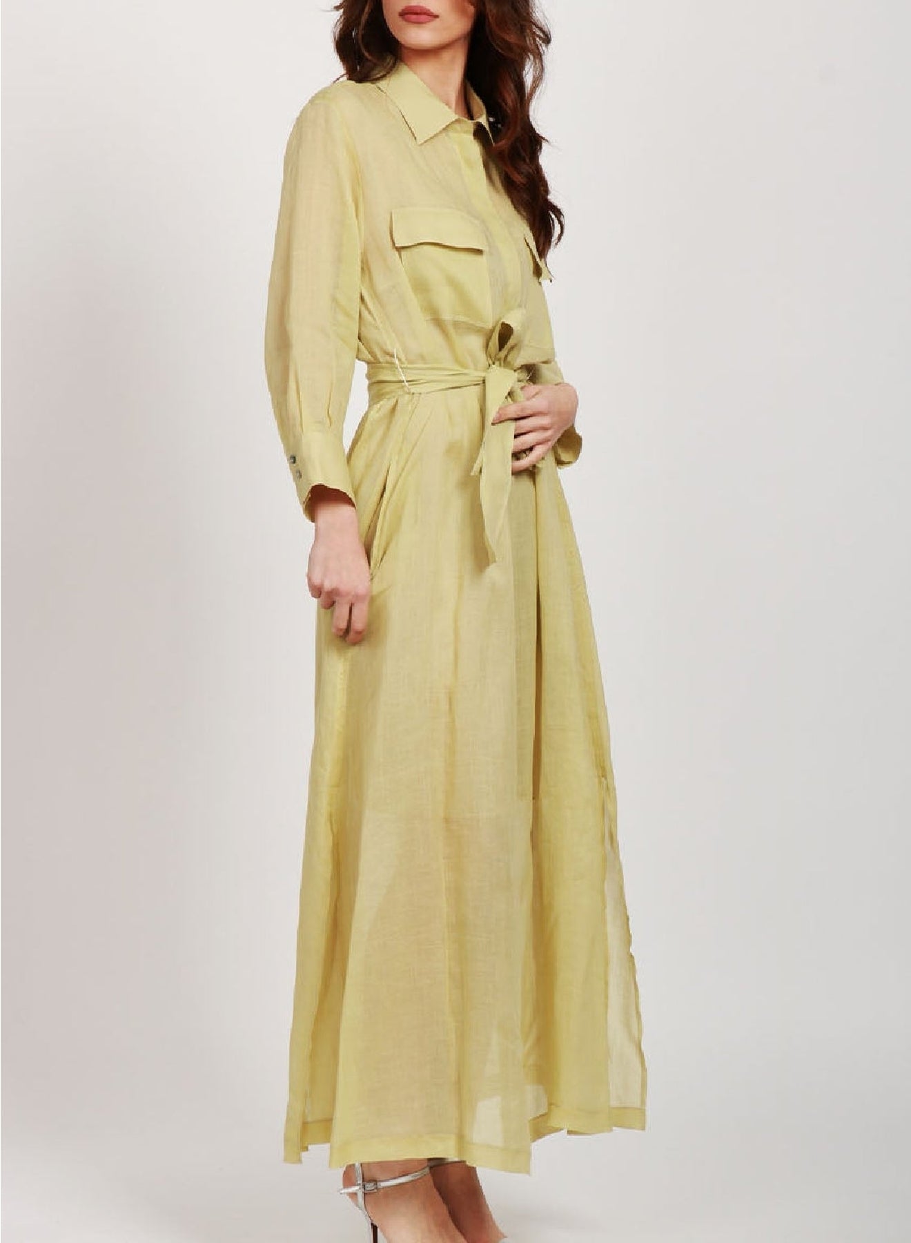 Robe à taille ceinturée - Clorofilla