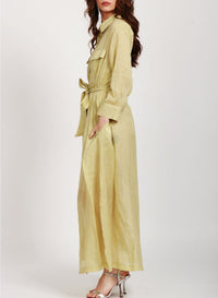 Robe à taille ceinturée - Clorofilla