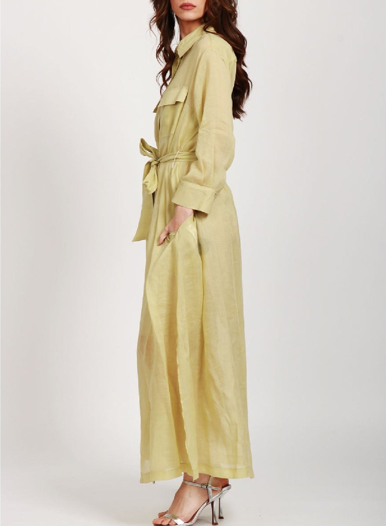Robe à taille ceinturée - Clorofilla