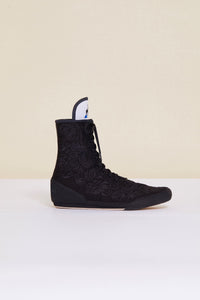 Baskets montantes brodées Patou x Le Coq Sportif - Noir