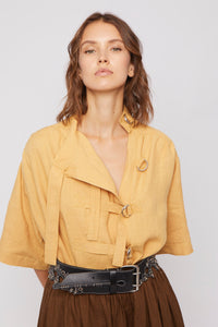 ZNOSTOCK_BROWN SHIRT FOG - Brown