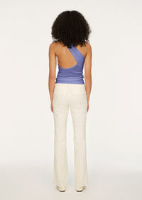 Pantalon Forest taille haute en lin - Off White