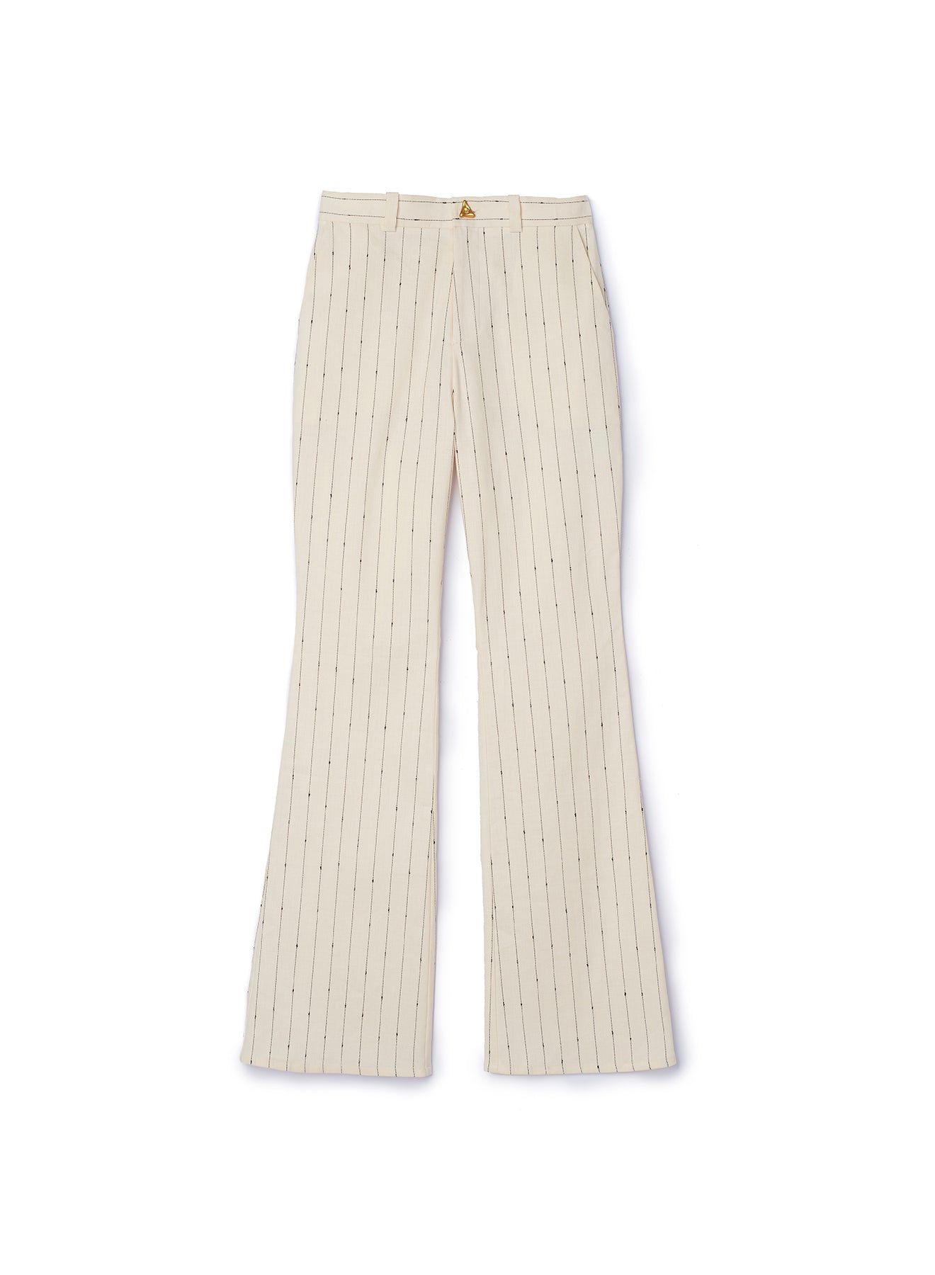 Pantalon Forest taille haute en lin - Off White