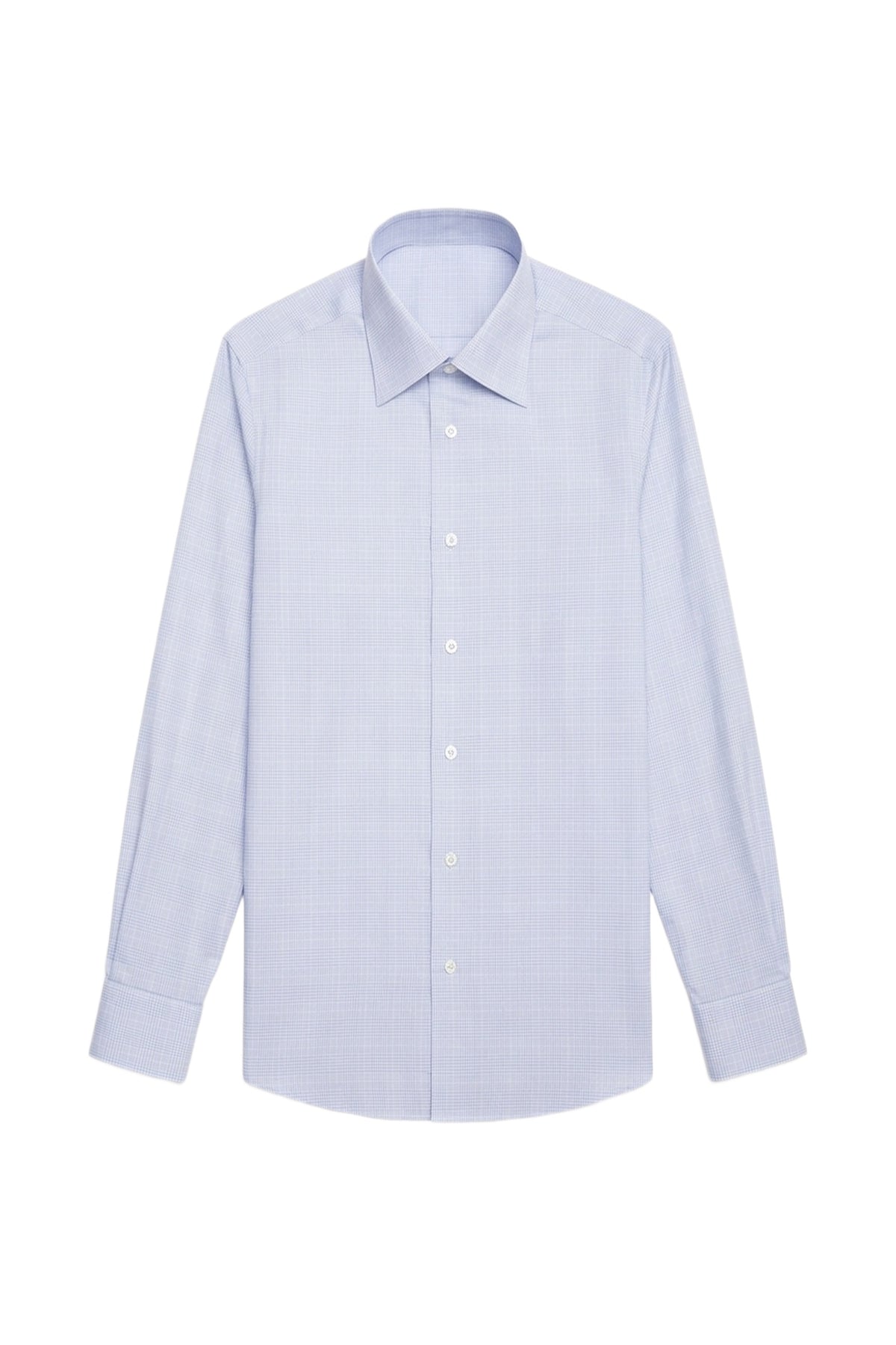 Chemise à carreaux fins - Dusty Pink
