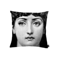 Tema e Variazioni n. 1 cushion - Black & White