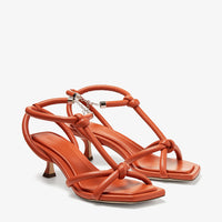 Sandales Fort 50 en cuir - Burnt Orange