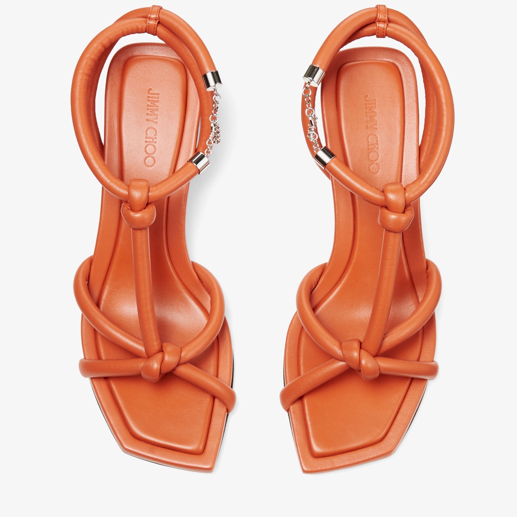 Sandales Fort 50 en cuir - Burnt Orange