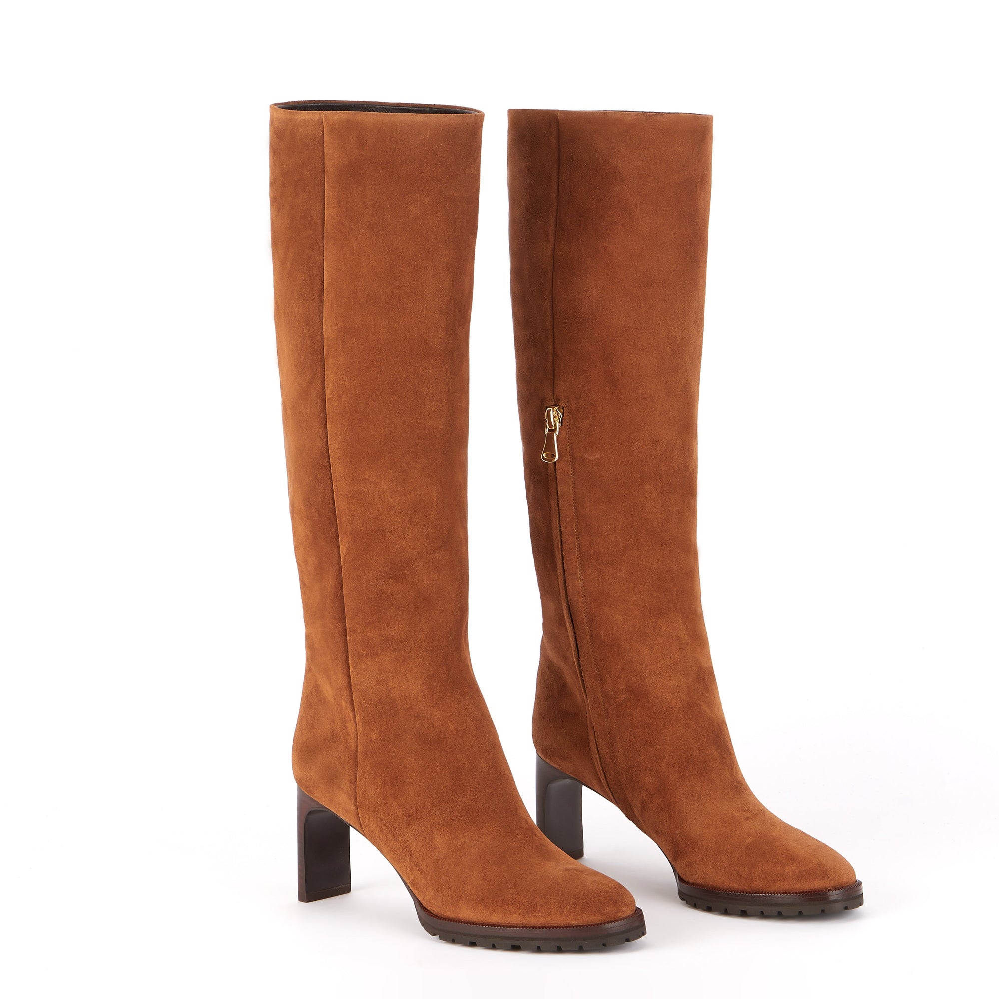 5qty DÉJÀ VU 350€ / Bottes Vicky 65 en cuir suédé - Brown