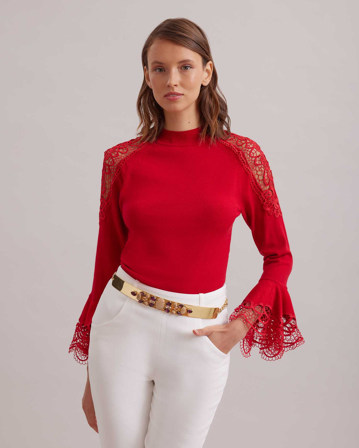 Tango Red / Pullover Fozia