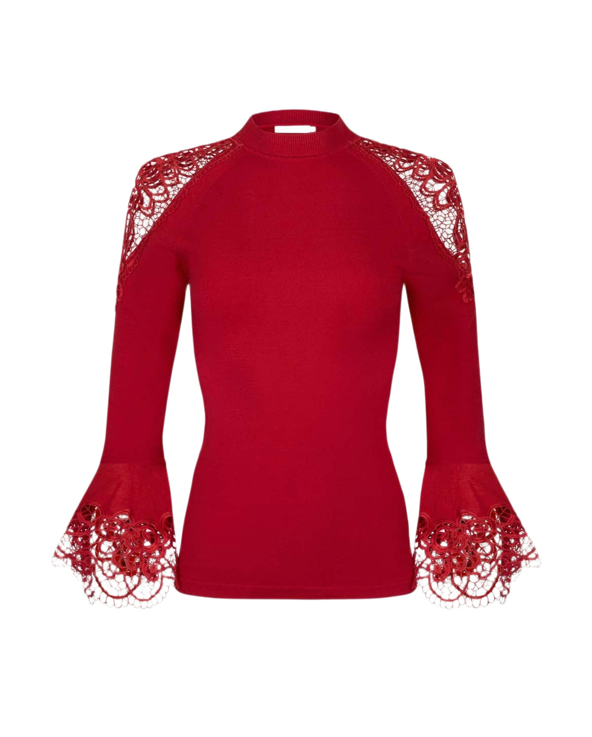 Pullover Fozia - Rouge tango