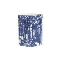 Giardino large scented porcelain candle - Blue