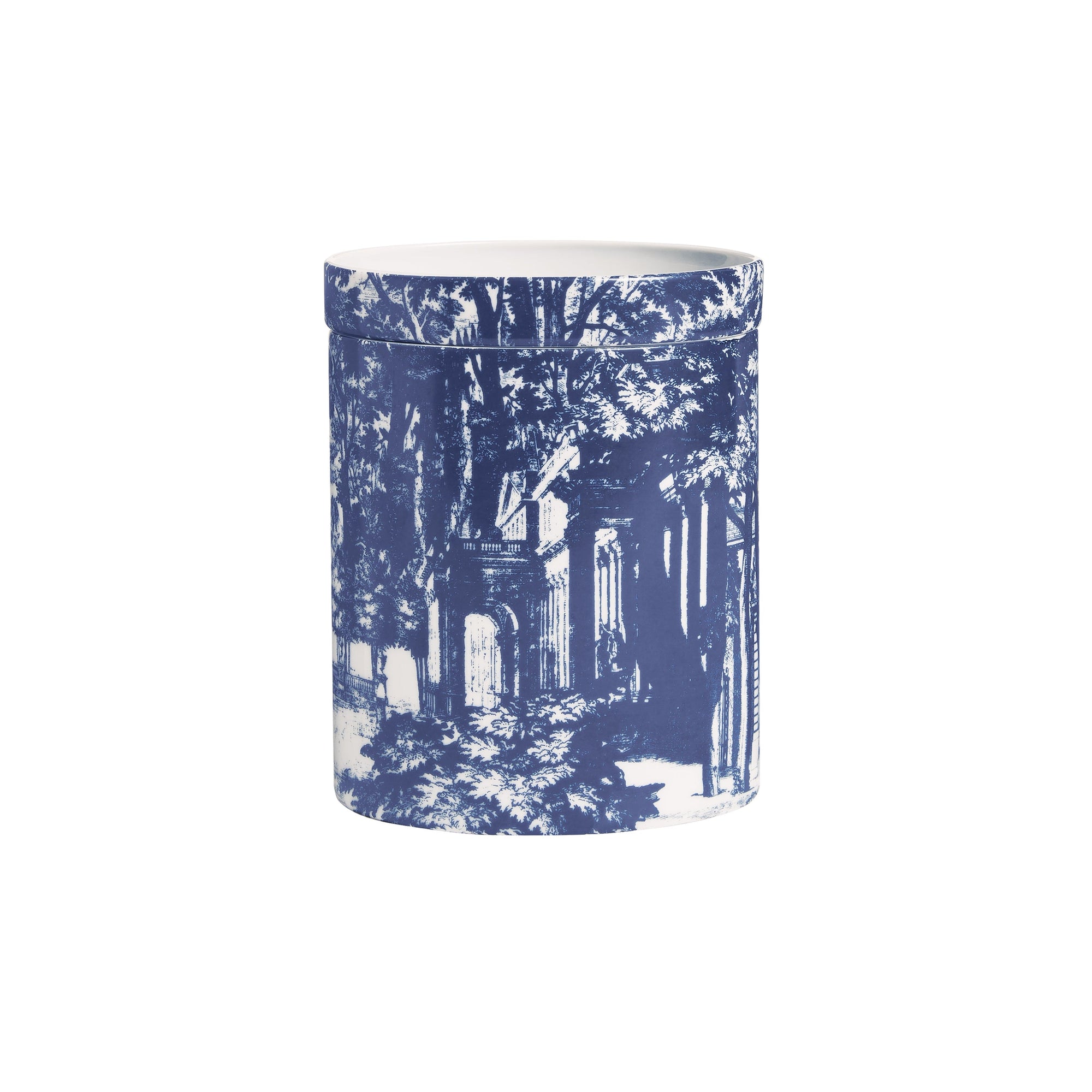 Giardino large scented porcelain candle - Blue