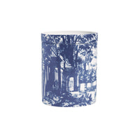 Giardino large scented porcelain candle - Blue
