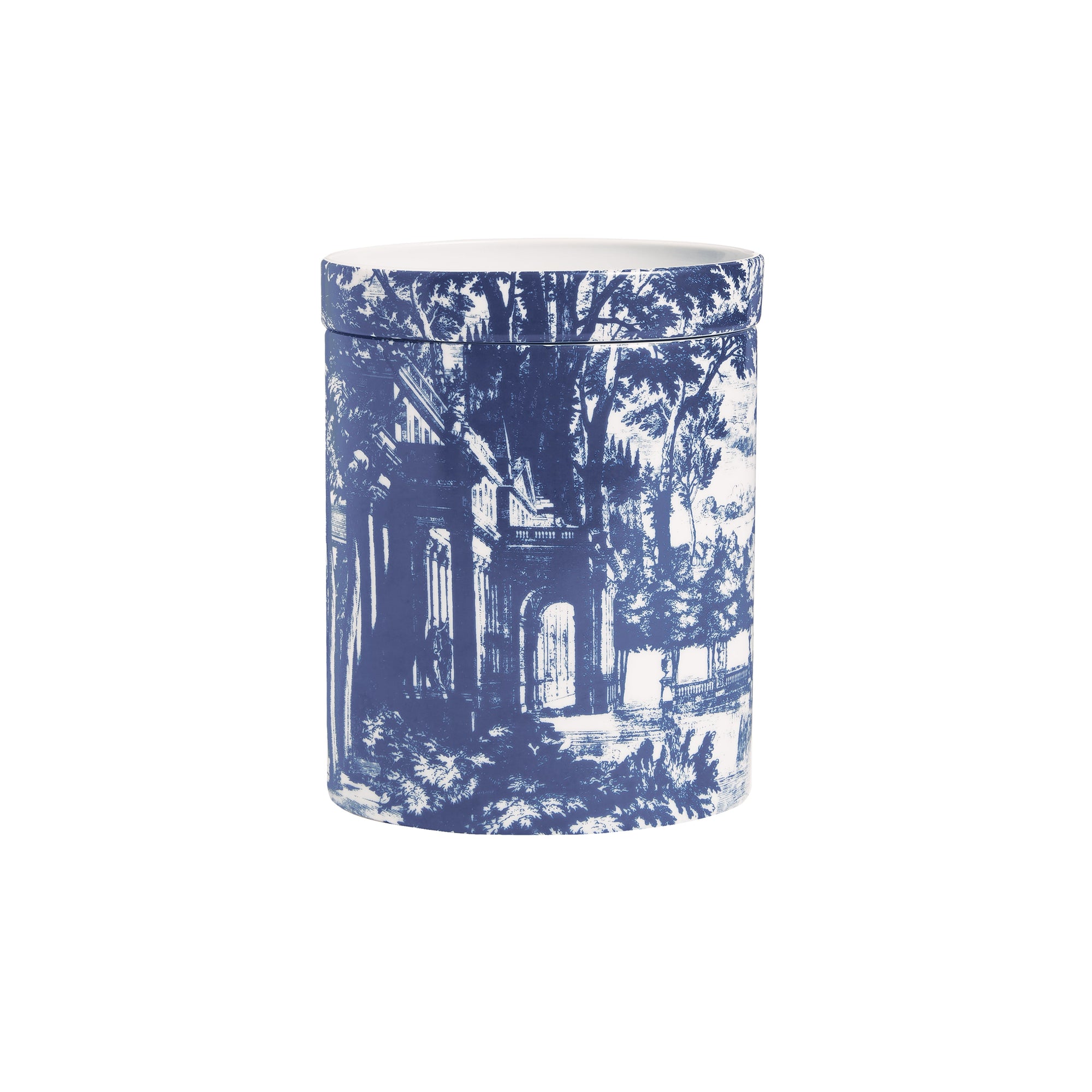 Giardino large scented porcelain candle - Blue