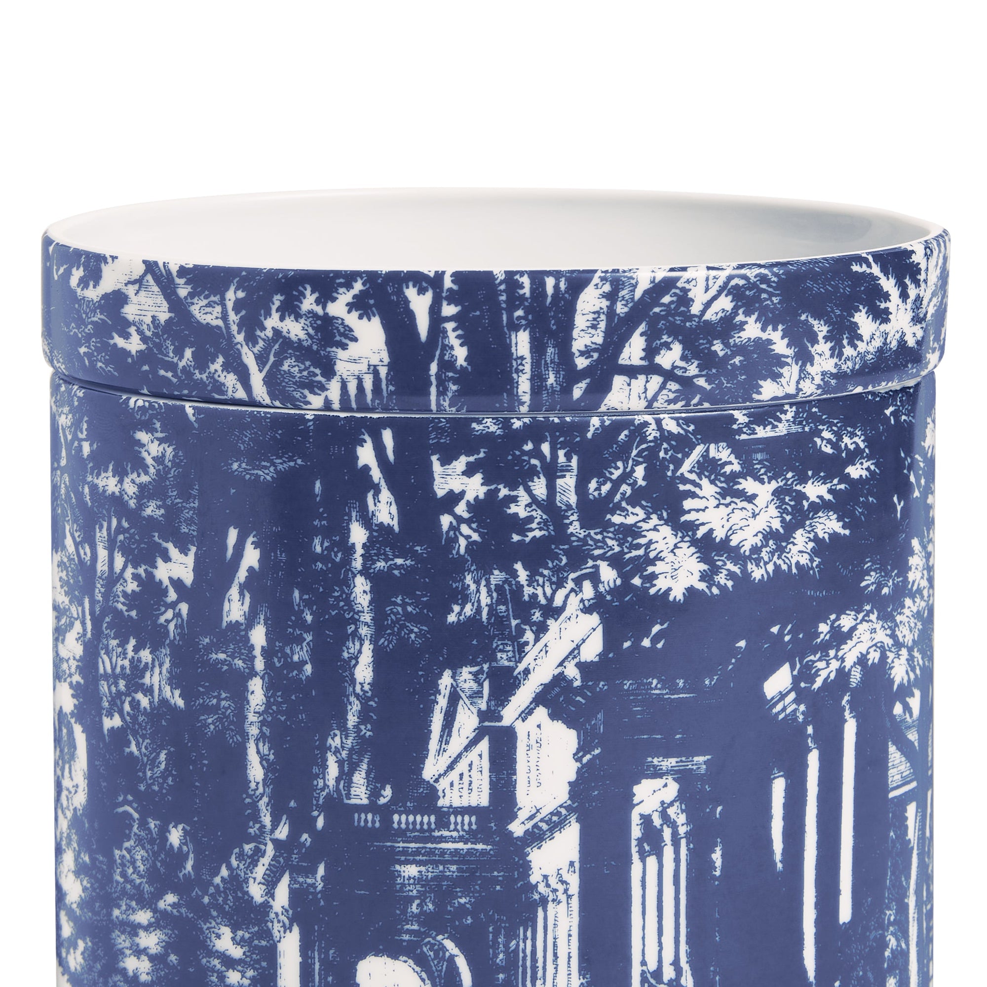 Giardino large scented porcelain candle - Blue