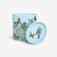 Large Farfalle scented porcelain candle - Blue
