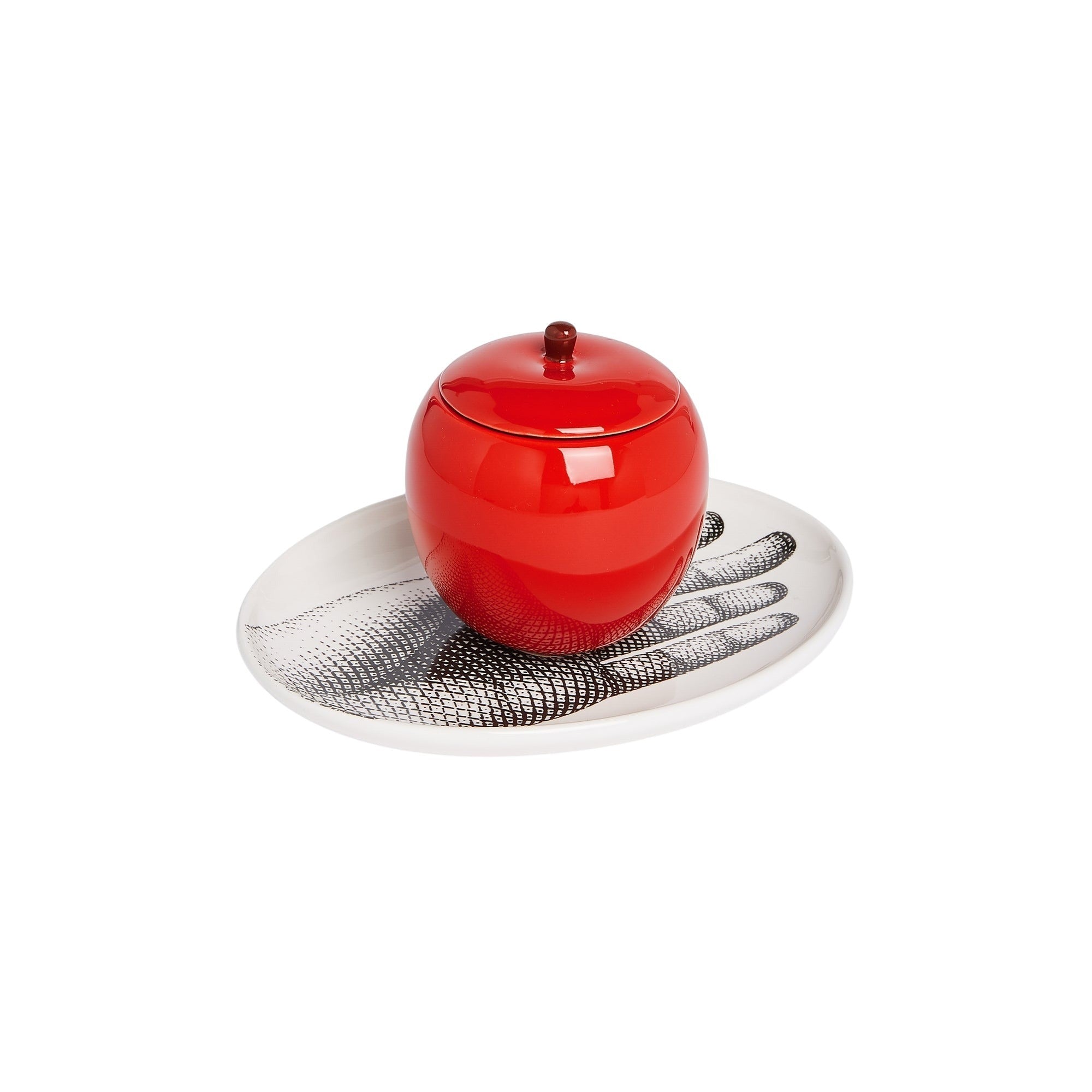 Bugia della notte ceramic scented candle - Red
