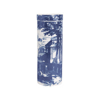 Giardino Settecentesco scented candle in porcelain - Blue