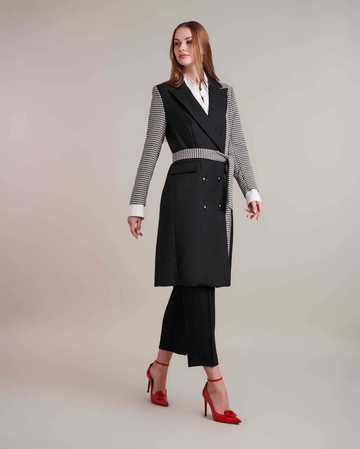 Black/White / Manteau Francine