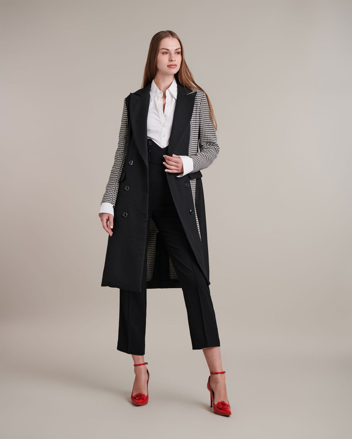 Black/White / Manteau Francine