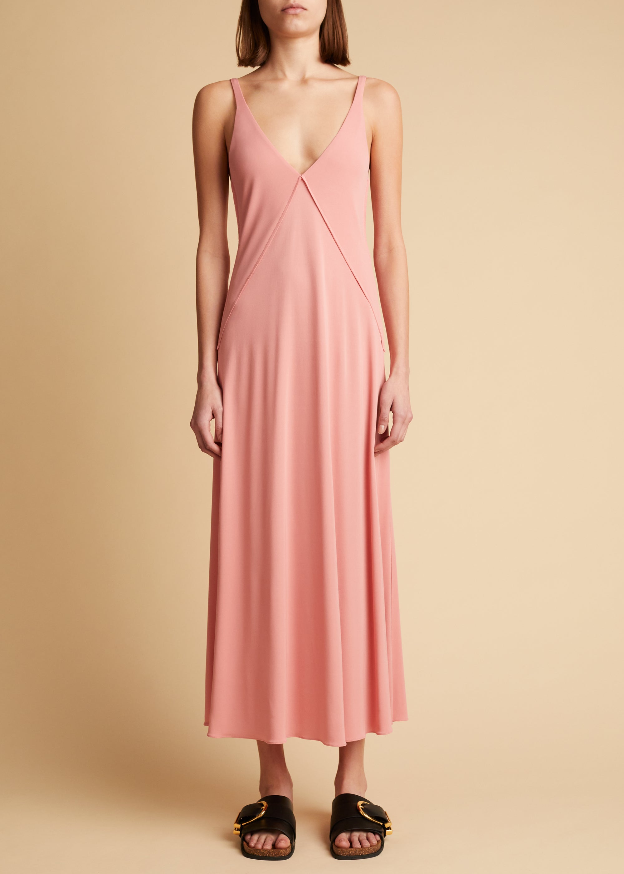 Francine dress - Salmon