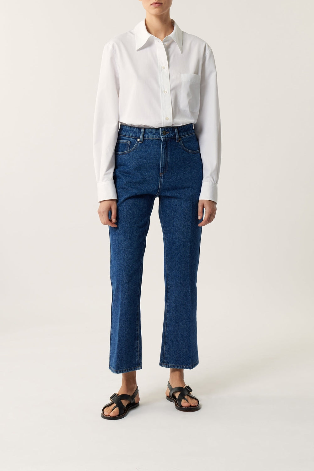 DENIM BLEU DELAVE JEAN PATTE ELEPHANT FRANCISCO
