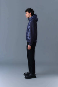 Navy Men's Hooded Ready To Wear Jacket