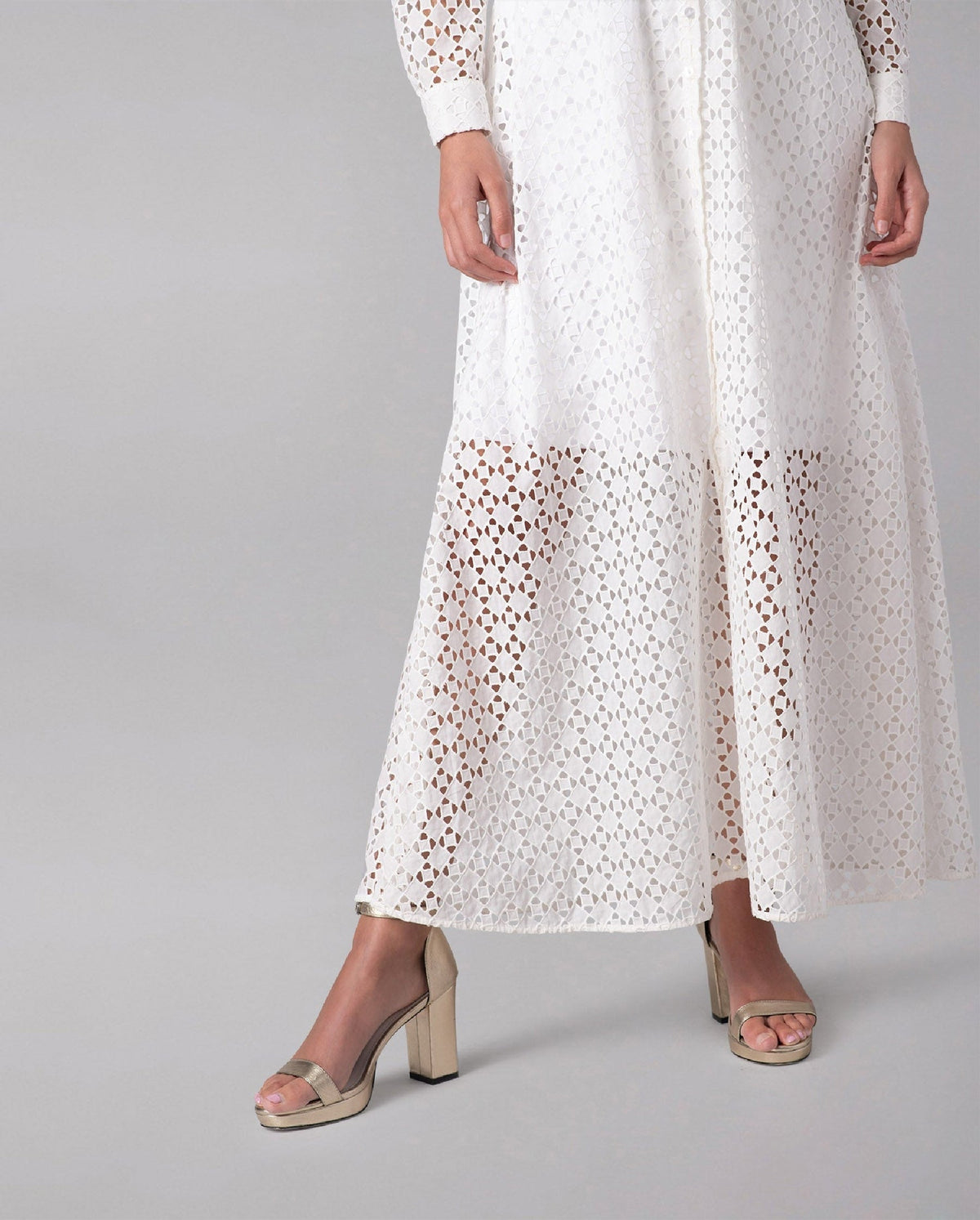 Sandales Franny en cuir - Gold