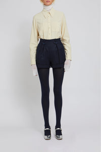 Bermuda Freddie en laine - Navy