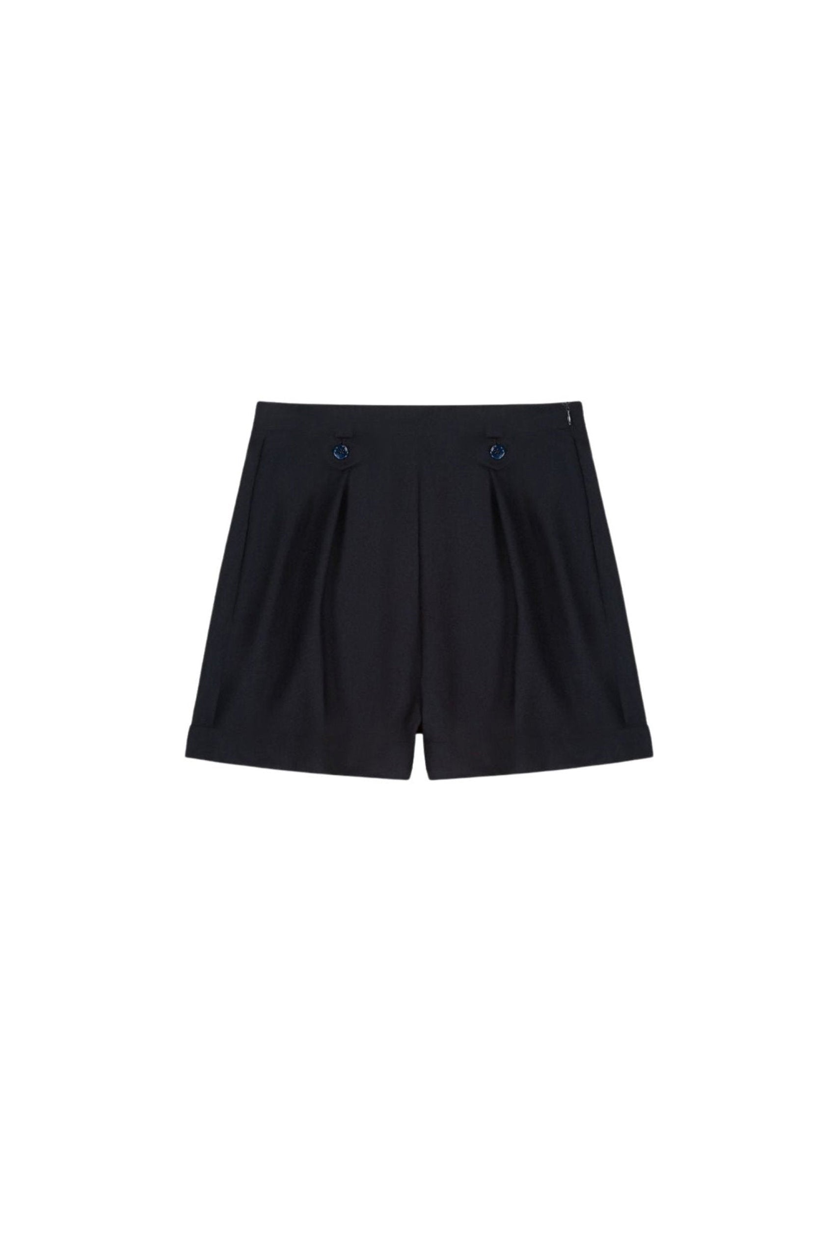 Bermuda Freddie en laine - Navy