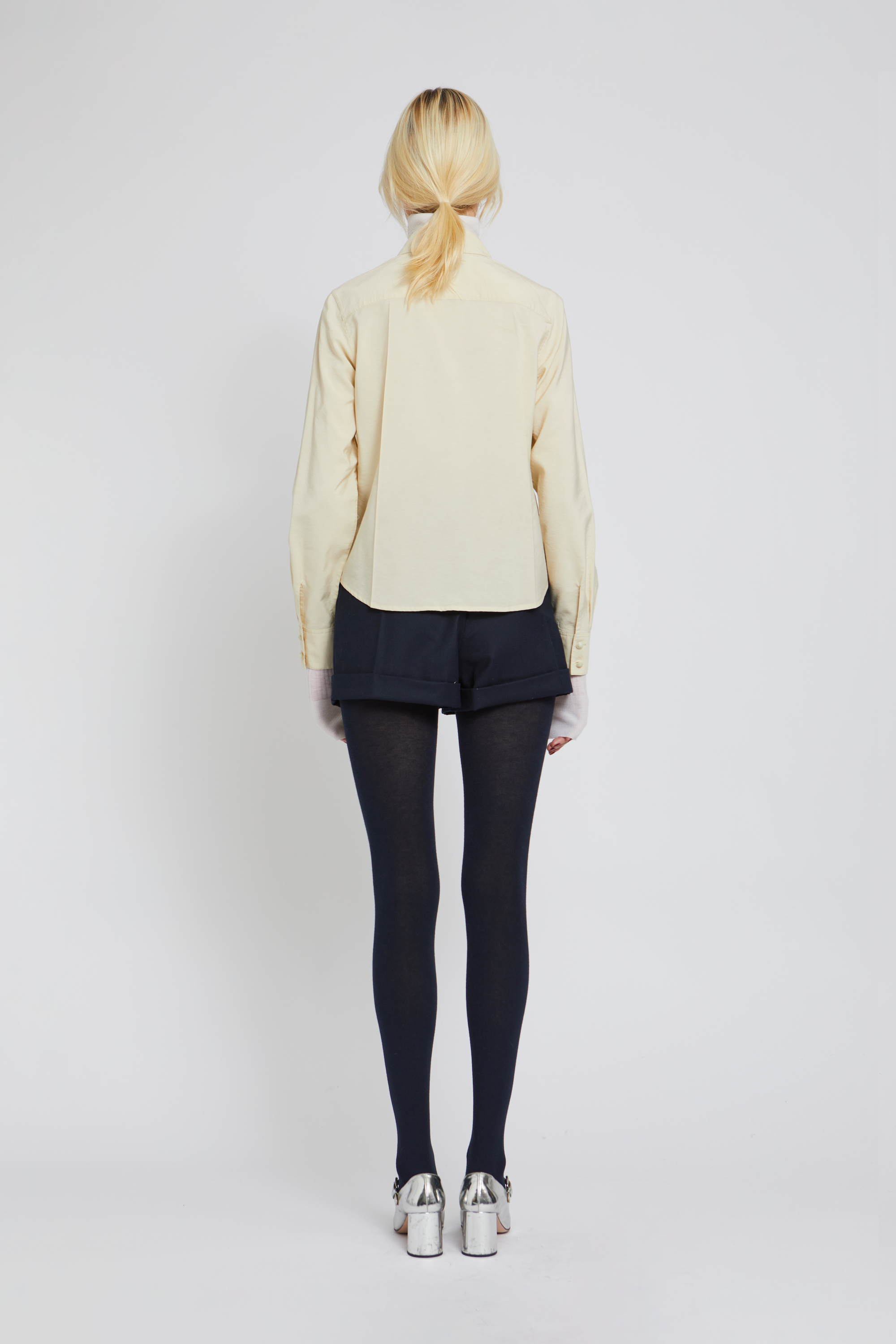 Bermuda Freddie en laine - Navy