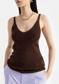 Top Freesia camisole - Chocolate