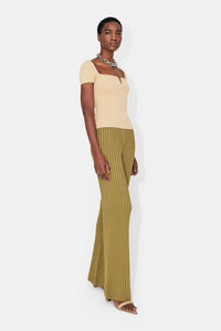 Freya Short Sleeved Top - Raffia