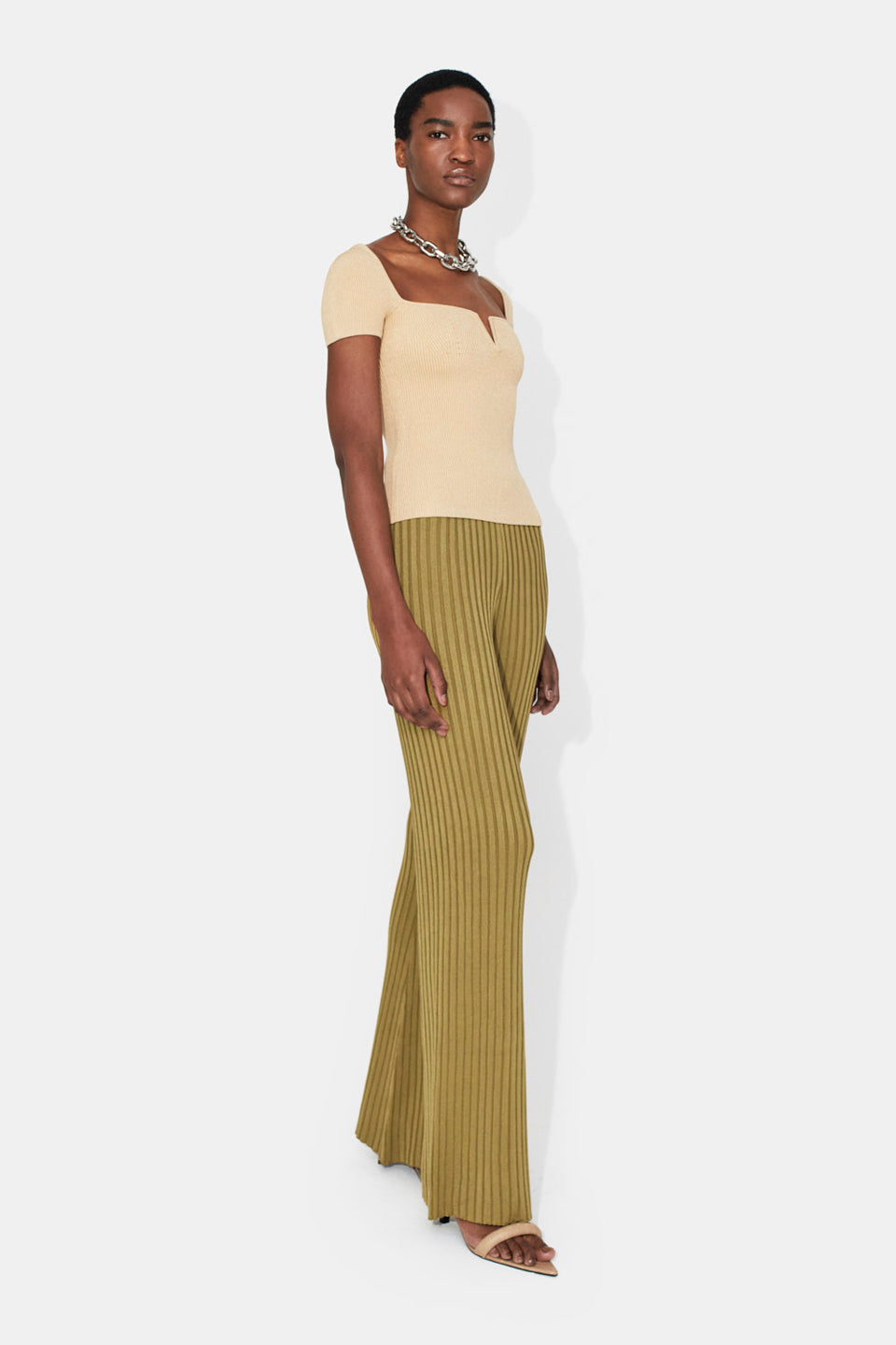 Freya Short Sleeved Top - Raffia