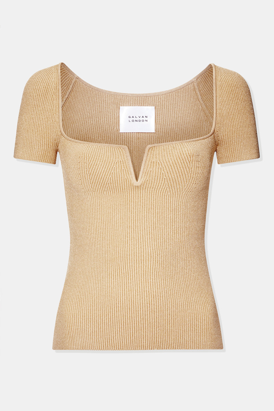 Freya Short Sleeved Top - Raffia