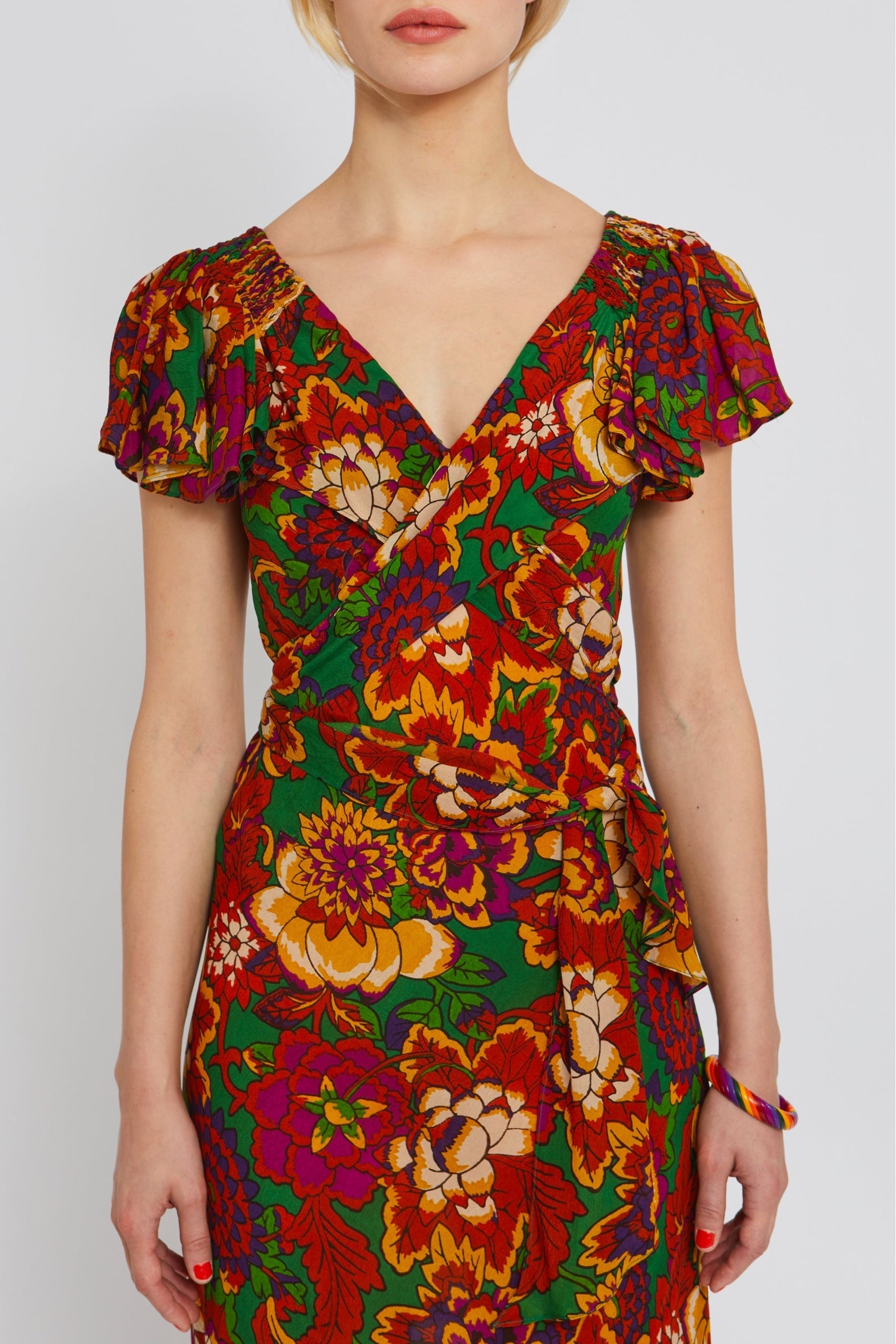 Robe cache-cœur Frida - Frida