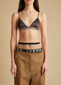 Frida bralette - Dark Brown