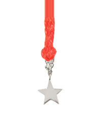 Pendentif Etoile Argent Sur Fil - Argent