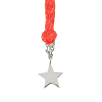 Pendentif Etoile Argent Sur Fil - Argent