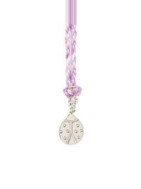 Pendentif Coccinelle Argent Sur Fils - Argent