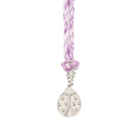 Pendentif Coccinelle Argent Sur Fils - Argent