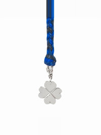 Pendentif Trèfle Argent Sur Fil - Argent