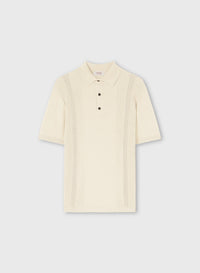 BUTTER MIX STITCHES KNIT POLO