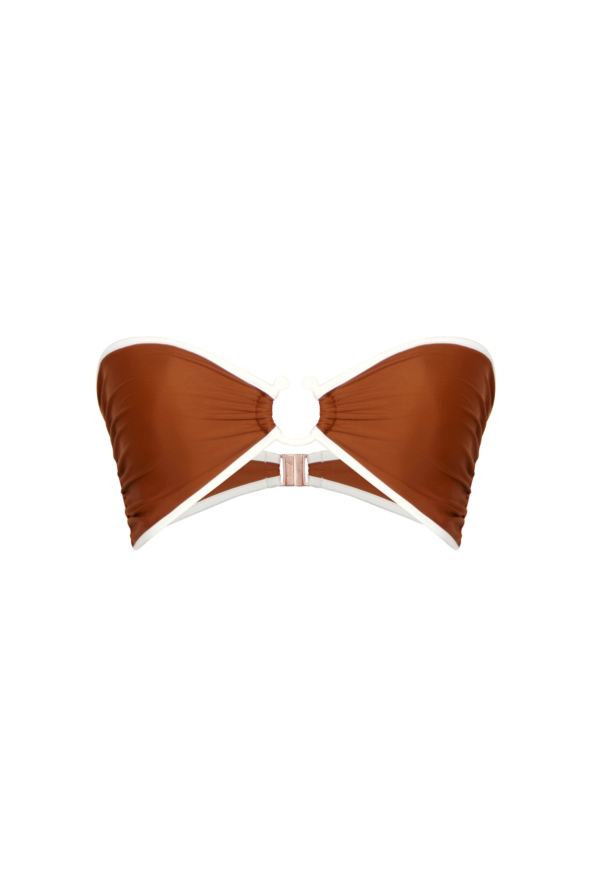 Brown / Intense Colorings Bikini Top in Terracota