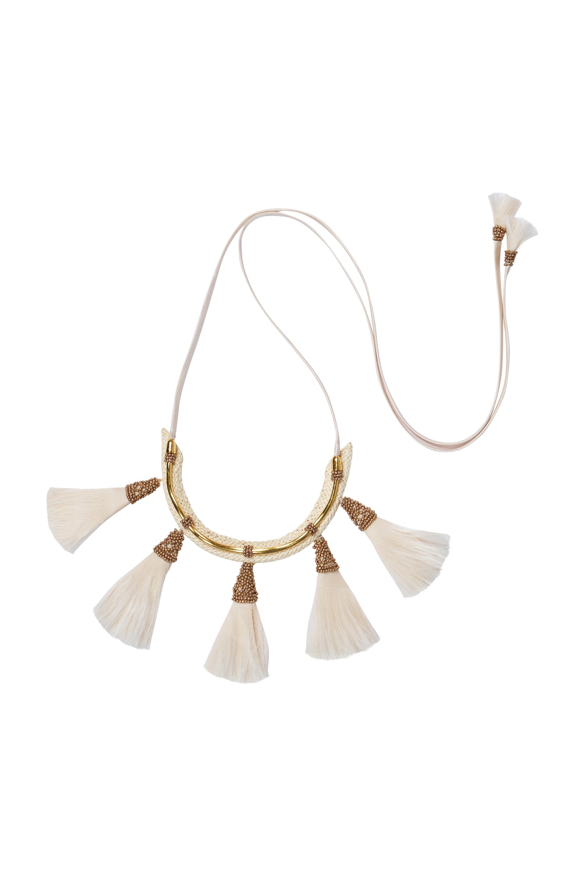 White / Wisdom Necklace in Ecru